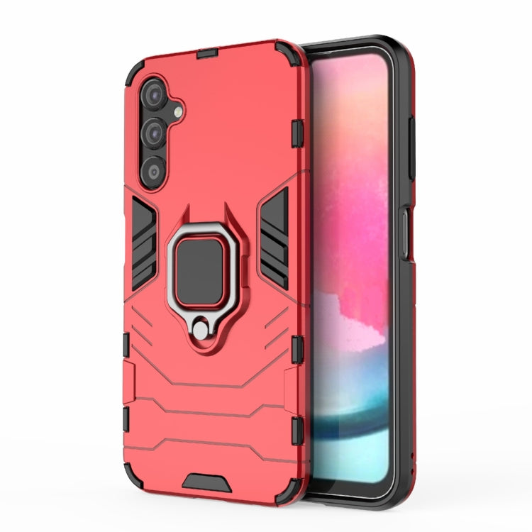 PC + TPU Shockproof Protective Phone Case with Magnetic Ring Holder, For Samsung Galaxy M15 5G, For Samsung Galaxy A55 5G, For Samsung Galaxy A35 5G, For Samsung Galaxy S24 Ultra 5G, For Samsung Galaxy S24+ 5G, For Samsung Galaxy S24 5G                ...