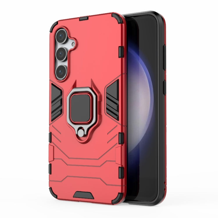 PC + TPU Shockproof Protective Phone Case with Magnetic Ring Holder, For Samsung Galaxy M15 5G, For Samsung Galaxy A55 5G, For Samsung Galaxy A35 5G, For Samsung Galaxy S24 Ultra 5G, For Samsung Galaxy S24+ 5G, For Samsung Galaxy S24 5G                ...