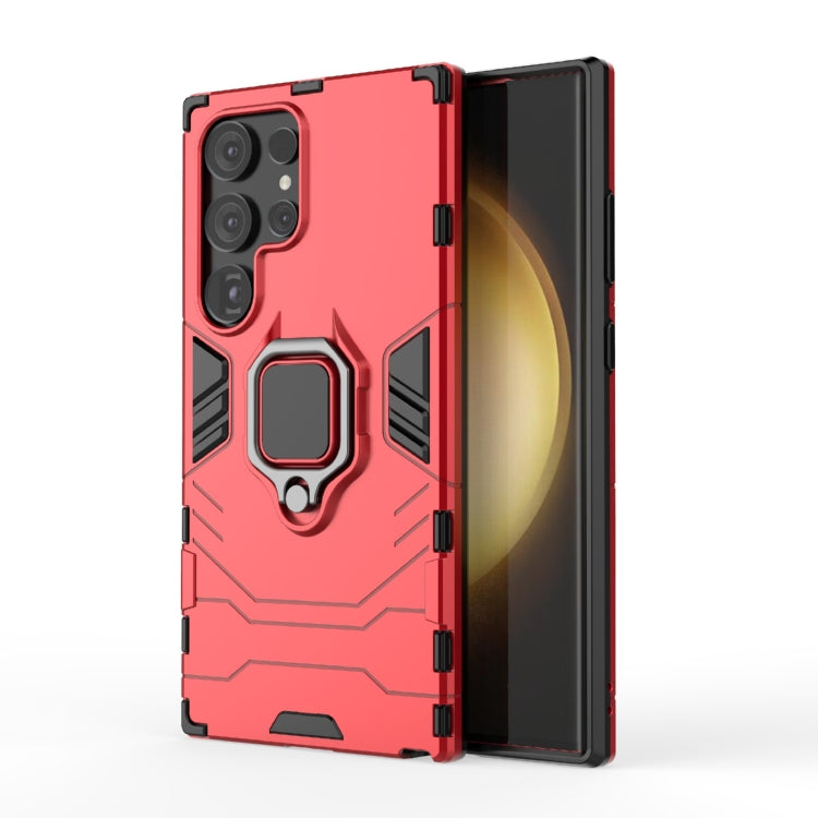 PC + TPU Shockproof Protective Phone Case with Magnetic Ring Holder, For Samsung Galaxy M15 5G, For Samsung Galaxy A55 5G, For Samsung Galaxy A35 5G, For Samsung Galaxy S24 Ultra 5G, For Samsung Galaxy S24+ 5G, For Samsung Galaxy S24 5G                ...