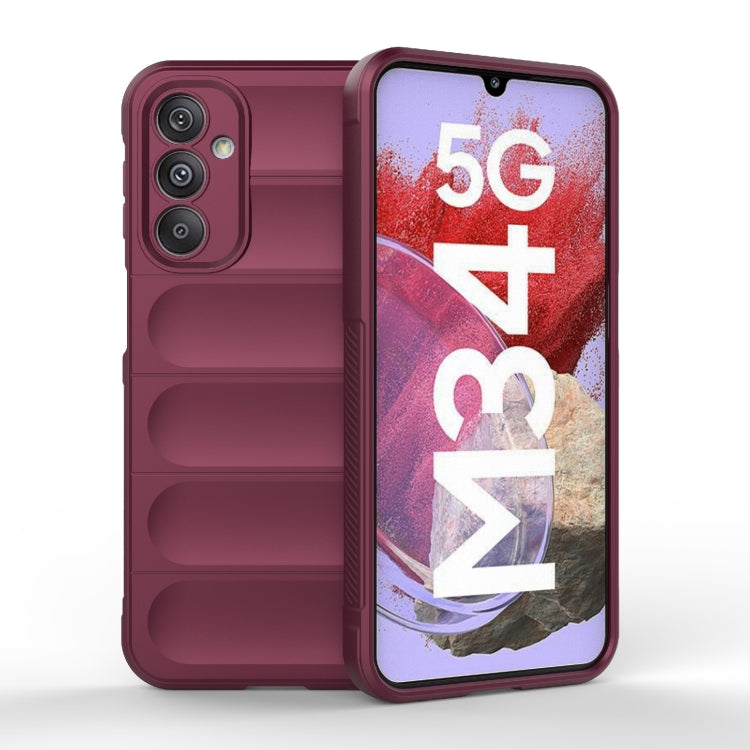 Magic Shield TPU + Flannel Phone Case, For Samsung Galaxy A15 5G, For Samsung Galaxy A05 4G, For Samsung Galaxy A05s 4G, For Samsung Galaxy M34 5G India