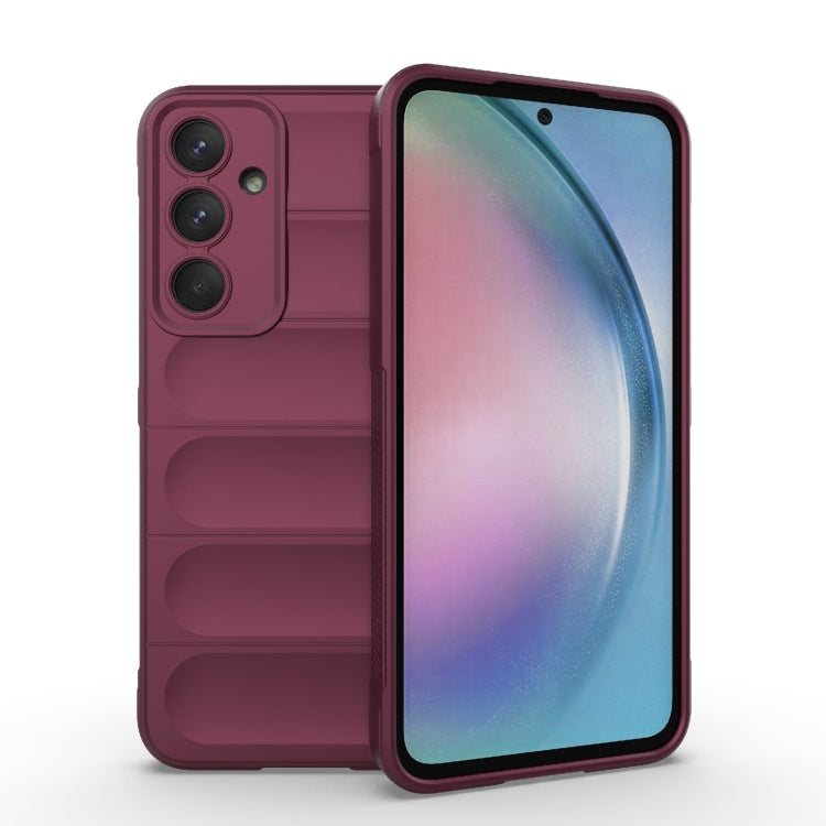 Magic Shield TPU + Flannel Phone Case, For Samsung Galaxy M55 5G, For Samsung Galaxy M15 5G Global, For Samsung Galaxy F15 5G Global, For Samsung Galaxy A55 5G