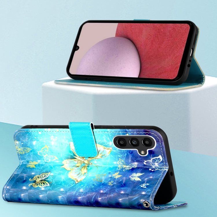 3D Painting Horizontal Flip Leather Phone Case, For Samsung Galaxy A25 5G / A24, For Samsung Galaxy S23 FE 5G, For Samsung Galaxy M62