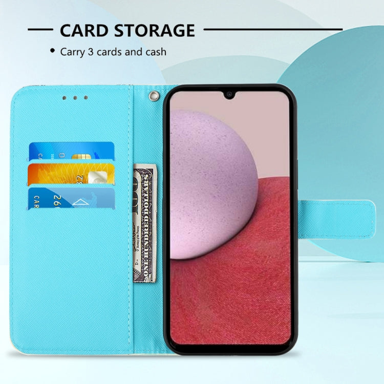3D Painting Horizontal Flip Leather Phone Case, For Samsung Galaxy A25 5G / A24, For Samsung Galaxy S23 FE 5G, For Samsung Galaxy M62