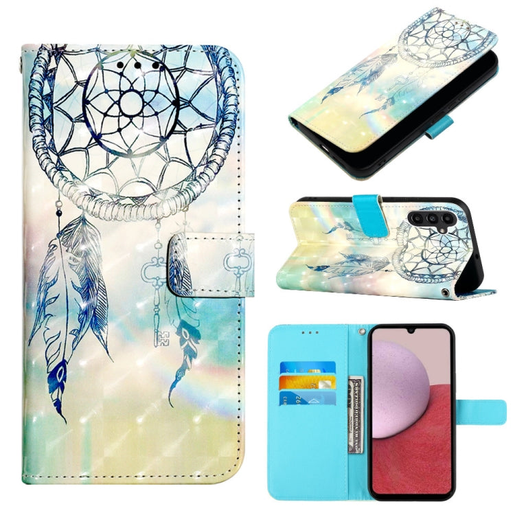 3D Painting Horizontal Flip Leather Phone Case, For Samsung Galaxy A25 5G / A24, For Samsung Galaxy S23 FE 5G, For Samsung Galaxy M62
