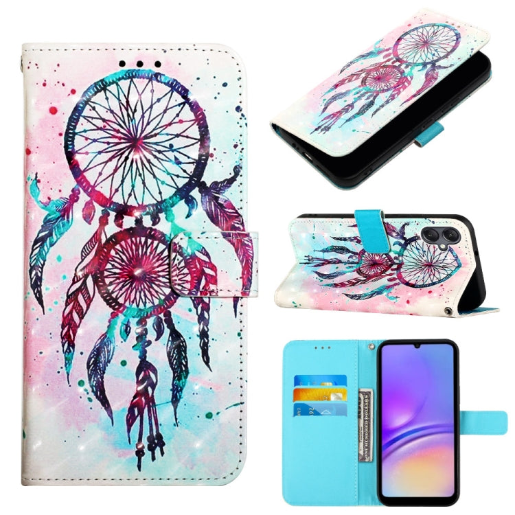 3D Painting Horizontal Flip Leather Phone Case, For Samsung Galaxy S24 Ultra 5G, For Samsung Galaxy S24+ 5G, For Samsung Galaxy S24 5G, For Samsung Galaxy A15, For Samsung Galaxy A05, For Samsung Galaxy A05s