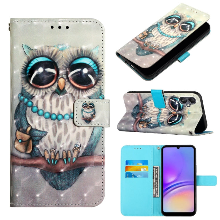 3D Painting Horizontal Flip Leather Phone Case, For Samsung Galaxy S24 Ultra 5G, For Samsung Galaxy S24+ 5G, For Samsung Galaxy S24 5G, For Samsung Galaxy A15, For Samsung Galaxy A05, For Samsung Galaxy A05s