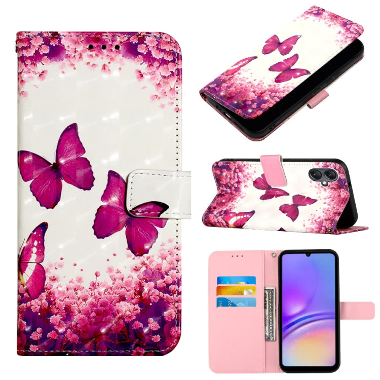3D Painting Horizontal Flip Leather Phone Case, For Samsung Galaxy S24 Ultra 5G, For Samsung Galaxy S24+ 5G, For Samsung Galaxy S24 5G, For Samsung Galaxy A15, For Samsung Galaxy A05, For Samsung Galaxy A05s