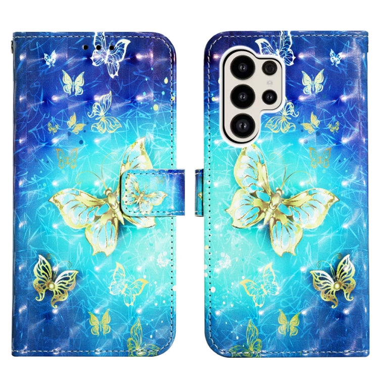 3D Painting Horizontal Flip Leather Phone Case, For Samsung Galaxy S24 Ultra 5G, For Samsung Galaxy S24+ 5G, For Samsung Galaxy S24 5G, For Samsung Galaxy A15, For Samsung Galaxy A05, For Samsung Galaxy A05s