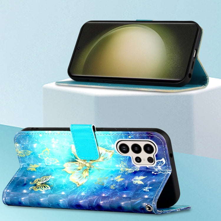 3D Painting Horizontal Flip Leather Phone Case, For Samsung Galaxy S24 Ultra 5G, For Samsung Galaxy S24+ 5G, For Samsung Galaxy S24 5G, For Samsung Galaxy A15, For Samsung Galaxy A05, For Samsung Galaxy A05s