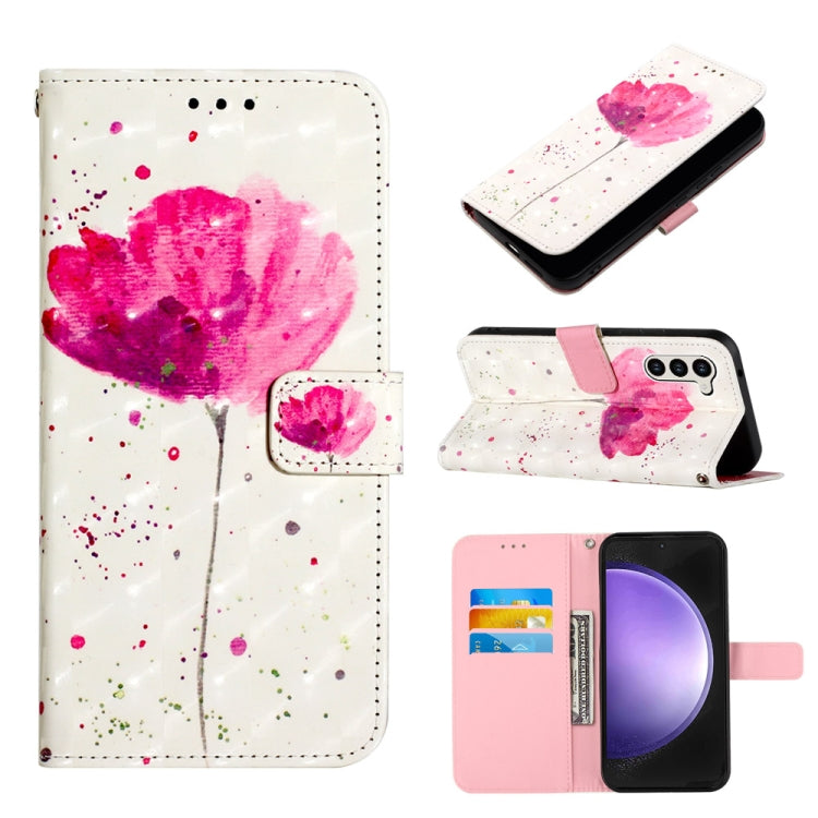 3D Painting Horizontal Flip Leather Phone Case, For Samsung Galaxy S24 Ultra 5G, For Samsung Galaxy S24+ 5G, For Samsung Galaxy S24 5G, For Samsung Galaxy A15, For Samsung Galaxy A05, For Samsung Galaxy A05s