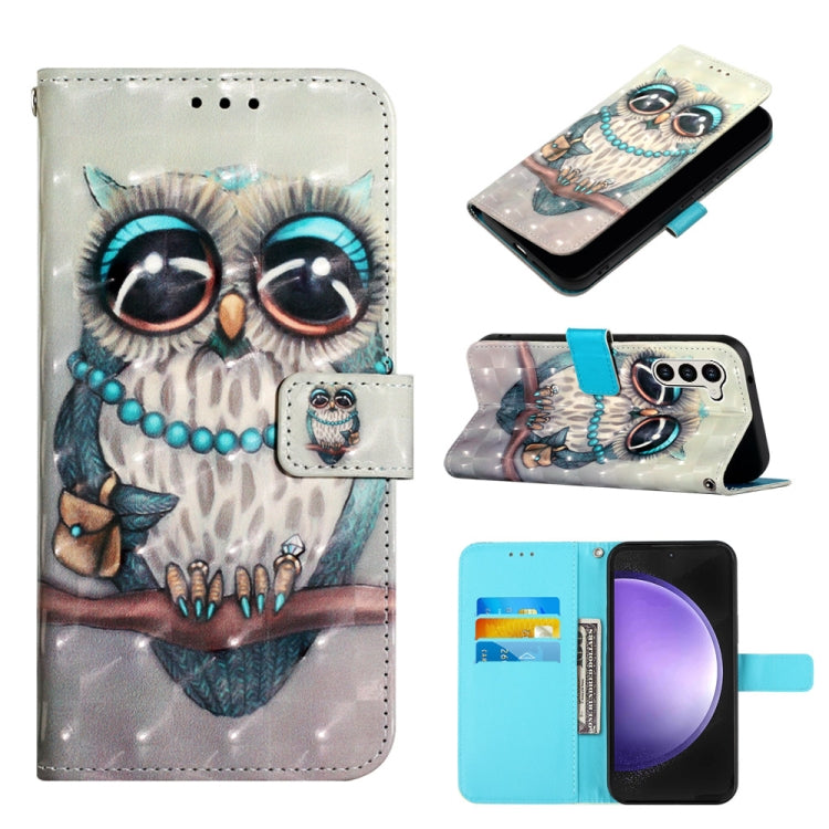 3D Painting Horizontal Flip Leather Phone Case, For Samsung Galaxy S24 Ultra 5G, For Samsung Galaxy S24+ 5G, For Samsung Galaxy S24 5G, For Samsung Galaxy A15, For Samsung Galaxy A05, For Samsung Galaxy A05s