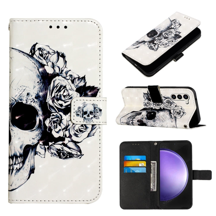 3D Painting Horizontal Flip Leather Phone Case, For Samsung Galaxy S24 Ultra 5G, For Samsung Galaxy S24+ 5G, For Samsung Galaxy S24 5G, For Samsung Galaxy A15, For Samsung Galaxy A05, For Samsung Galaxy A05s