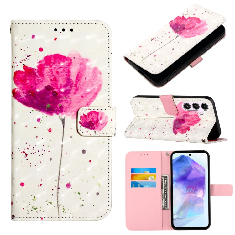 3D Painting Horizontal Flip Leather Phone Case, For Samsung Galaxy Z Fold6, For Samsung Galaxy M55, For Samsung Galaxy M15 / F15 5G Global, For Samsung Galaxy Xcover7, For Samsung Galaxy A55, For Samsung Galaxy A35 5G