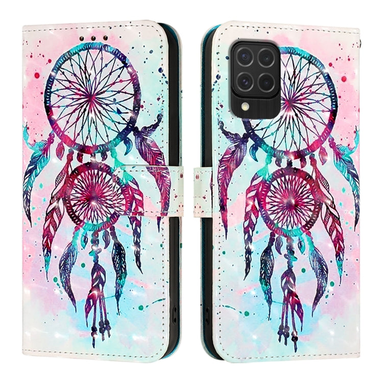 3D Painting Horizontal Flip Leather Phone Case, For Samsung Galaxy A25 5G / A24, For Samsung Galaxy S23 FE 5G, For Samsung Galaxy M62