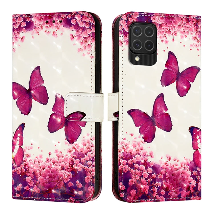3D Painting Horizontal Flip Leather Phone Case, For Samsung Galaxy A25 5G / A24, For Samsung Galaxy S23 FE 5G, For Samsung Galaxy M62