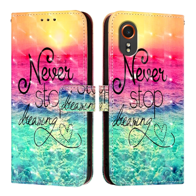 3D Painting Horizontal Flip Leather Phone Case, For Samsung Galaxy Z Fold6, For Samsung Galaxy M55, For Samsung Galaxy M15 / F15 5G Global, For Samsung Galaxy Xcover7, For Samsung Galaxy A55, For Samsung Galaxy A35 5G