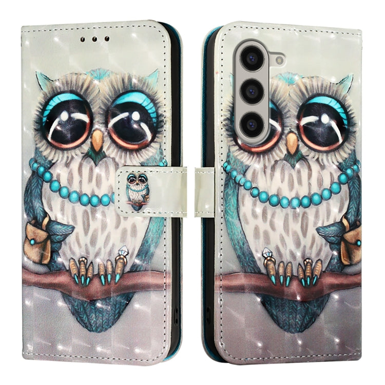 3D Painting Horizontal Flip Leather Phone Case, For Samsung Galaxy Z Fold6, For Samsung Galaxy M55, For Samsung Galaxy M15 / F15 5G Global, For Samsung Galaxy Xcover7, For Samsung Galaxy A55, For Samsung Galaxy A35 5G
