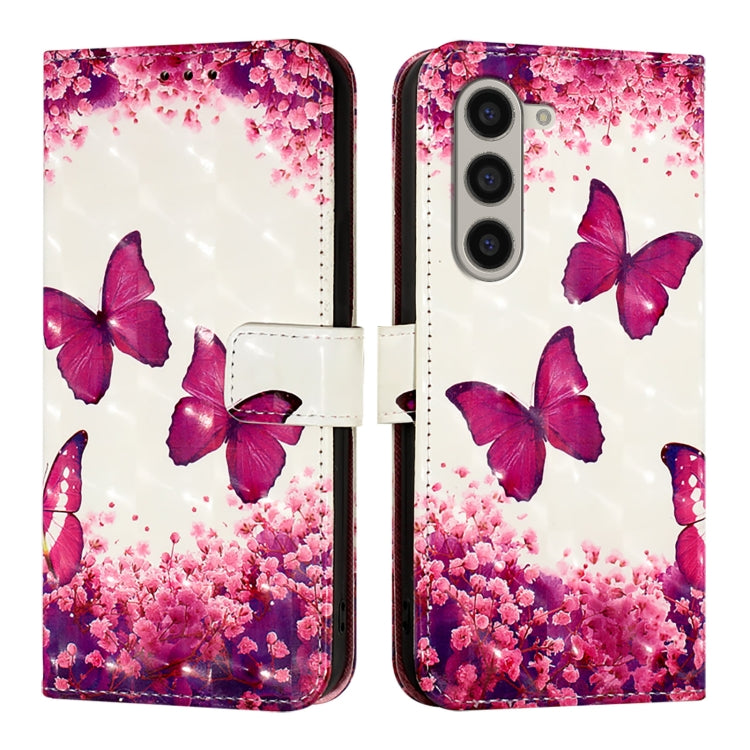 3D Painting Horizontal Flip Leather Phone Case, For Samsung Galaxy Z Fold6, For Samsung Galaxy M55, For Samsung Galaxy M15 / F15 5G Global, For Samsung Galaxy Xcover7, For Samsung Galaxy A55, For Samsung Galaxy A35 5G