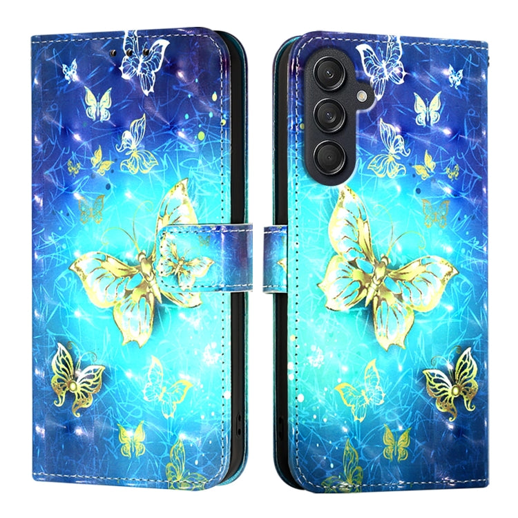 3D Painting Horizontal Flip Leather Phone Case, For Samsung Galaxy Z Fold6, For Samsung Galaxy M55, For Samsung Galaxy M15 / F15 5G Global, For Samsung Galaxy Xcover7, For Samsung Galaxy A55, For Samsung Galaxy A35 5G