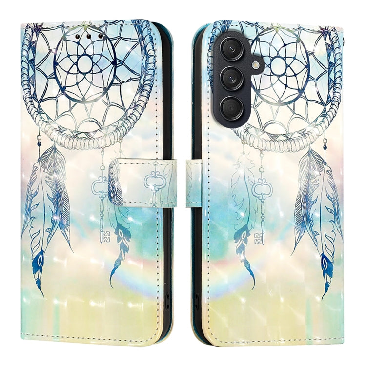 3D Painting Horizontal Flip Leather Phone Case, For Samsung Galaxy Z Fold6, For Samsung Galaxy M55, For Samsung Galaxy M15 / F15 5G Global, For Samsung Galaxy Xcover7, For Samsung Galaxy A55, For Samsung Galaxy A35 5G