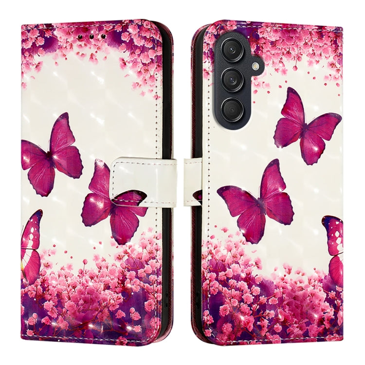 3D Painting Horizontal Flip Leather Phone Case, For Samsung Galaxy Z Fold6, For Samsung Galaxy M55, For Samsung Galaxy M15 / F15 5G Global, For Samsung Galaxy Xcover7, For Samsung Galaxy A55, For Samsung Galaxy A35 5G