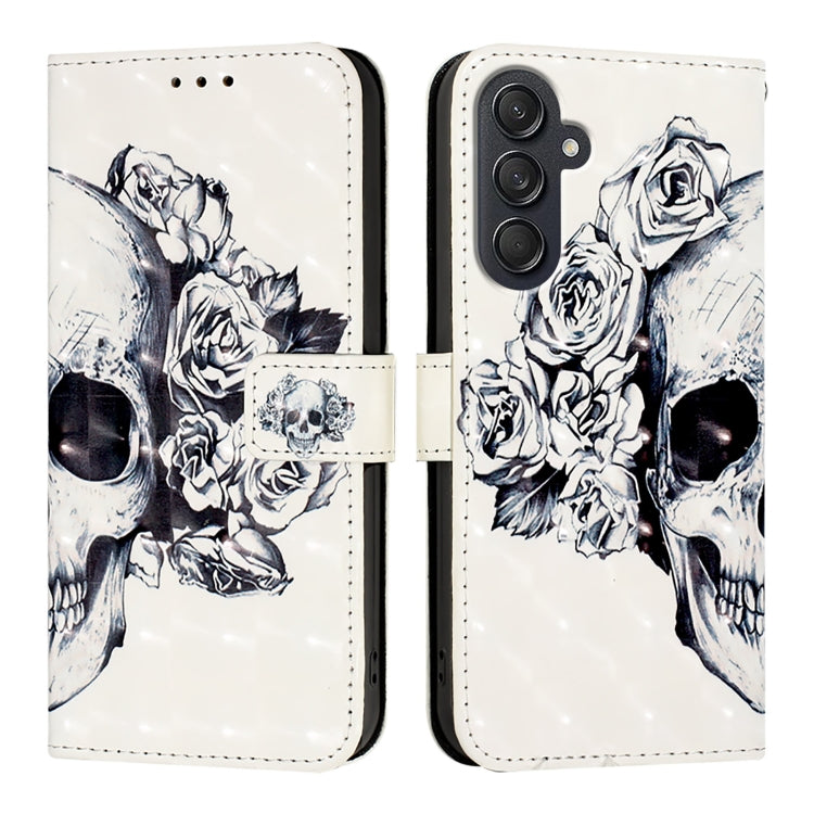 3D Painting Horizontal Flip Leather Phone Case, For Samsung Galaxy Z Fold6, For Samsung Galaxy M55, For Samsung Galaxy M15 / F15 5G Global, For Samsung Galaxy Xcover7, For Samsung Galaxy A55, For Samsung Galaxy A35 5G