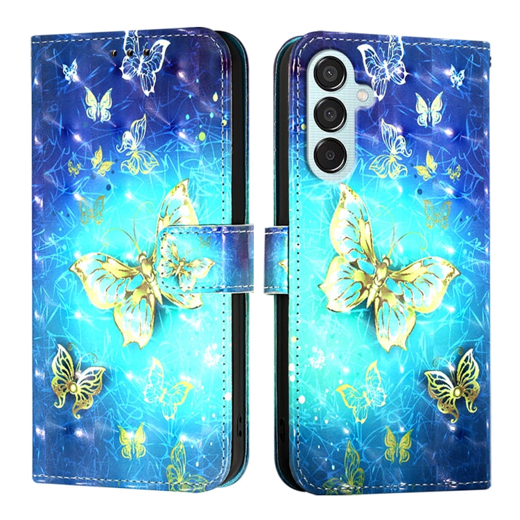 3D Painting Horizontal Flip Leather Phone Case, For Samsung Galaxy Z Fold6, For Samsung Galaxy M55, For Samsung Galaxy M15 / F15 5G Global, For Samsung Galaxy Xcover7, For Samsung Galaxy A55, For Samsung Galaxy A35 5G