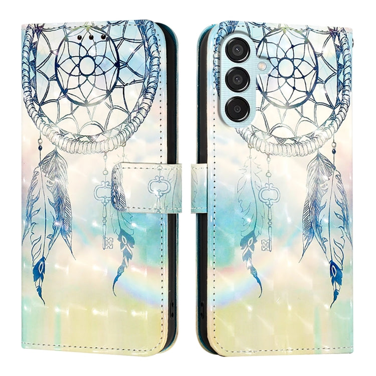 3D Painting Horizontal Flip Leather Phone Case, For Samsung Galaxy Z Fold6, For Samsung Galaxy M55, For Samsung Galaxy M15 / F15 5G Global, For Samsung Galaxy Xcover7, For Samsung Galaxy A55, For Samsung Galaxy A35 5G