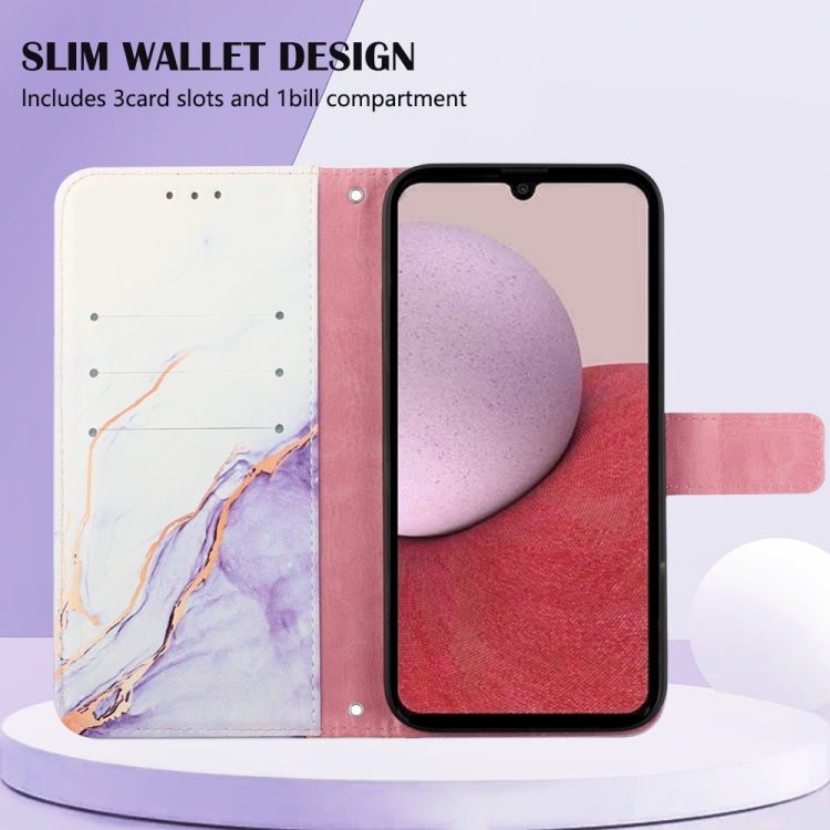 PT003 Marble Pattern Flip Leather Phone Case, For Samsung Galaxy A15, For Samsung Galaxy A05, For Samsung Galaxy A05s, For Samsung Galaxy A25 5G, For Samsung Galaxy S23 FE 5G, For Samsung Galaxy A24 4G