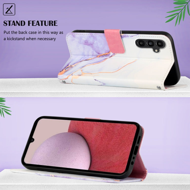 PT003 Marble Pattern Flip Leather Phone Case, For Samsung Galaxy A15, For Samsung Galaxy A05, For Samsung Galaxy A05s, For Samsung Galaxy A25 5G, For Samsung Galaxy S23 FE 5G, For Samsung Galaxy A24 4G