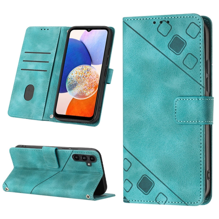 Skin-feel Embossed Leather Phone Case, For Samsung Galaxy S24 5G, For Samsung Galaxy A15, For Samsung Galaxy A05, For Samsung Galaxy A05s, For Samsung Galaxy A25 5G / A24, For Samsung Galaxy S23 FE 5G, For Samsung Galaxy M62