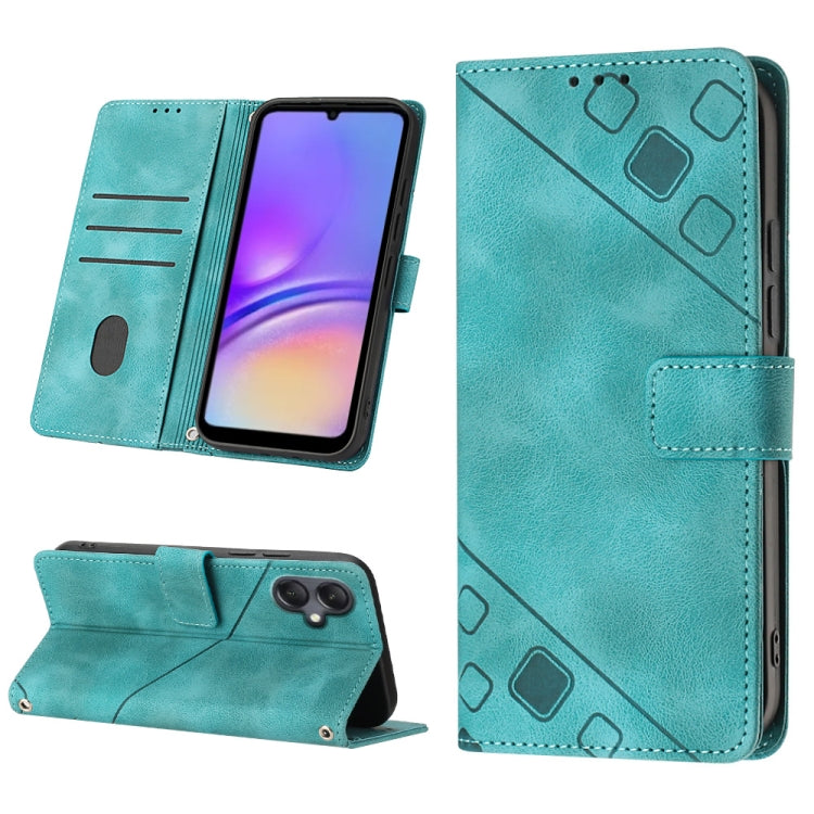 Skin-feel Embossed Leather Phone Case, For Samsung Galaxy S24 5G, For Samsung Galaxy A15, For Samsung Galaxy A05, For Samsung Galaxy A05s, For Samsung Galaxy A25 5G / A24, For Samsung Galaxy S23 FE 5G, For Samsung Galaxy M62