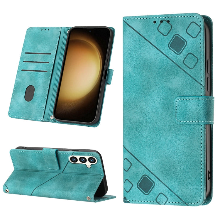 Skin-feel Embossed Leather Phone Case, For Samsung Galaxy Z Fold6, For Samsung Galaxy M55, For Samsung Galaxy M15/F15 5G Global, For Samsung Galaxy Xcover7, For For Samsung Galaxy A55, For Samsung Galaxy A35 5G, For Samsung Galaxy S24 Ultra 5G         ...
