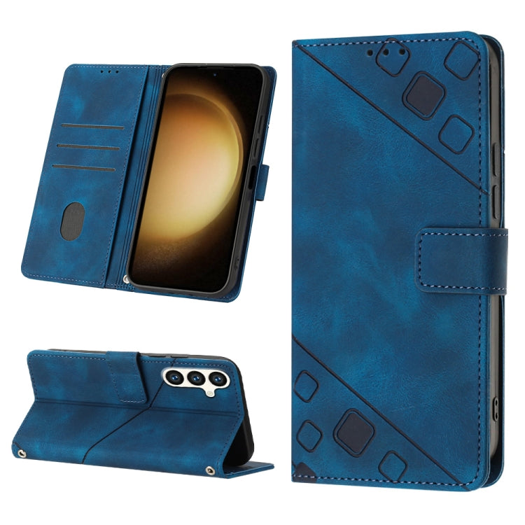 Skin-feel Embossed Leather Phone Case, For Samsung Galaxy Z Fold6, For Samsung Galaxy M55, For Samsung Galaxy M15/F15 5G Global, For Samsung Galaxy Xcover7, For For Samsung Galaxy A55, For Samsung Galaxy A35 5G, For Samsung Galaxy S24 Ultra 5G         ...