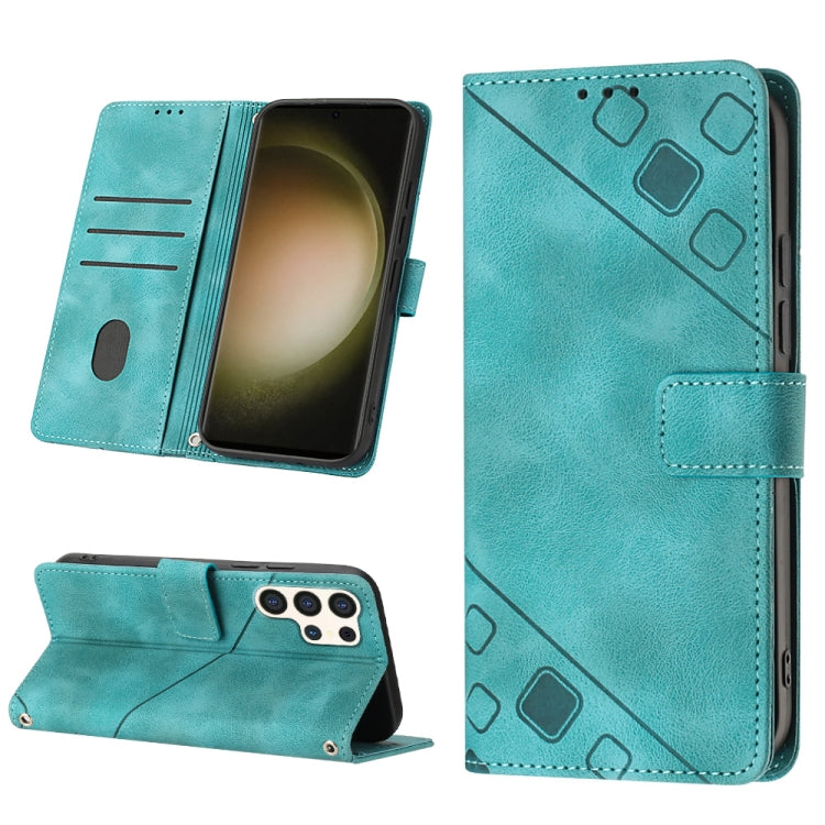 Skin-feel Embossed Leather Phone Case, For Samsung Galaxy Z Fold6, For Samsung Galaxy M55, For Samsung Galaxy M15/F15 5G Global, For Samsung Galaxy Xcover7, For For Samsung Galaxy A55, For Samsung Galaxy A35 5G, For Samsung Galaxy S24 Ultra 5G         ...