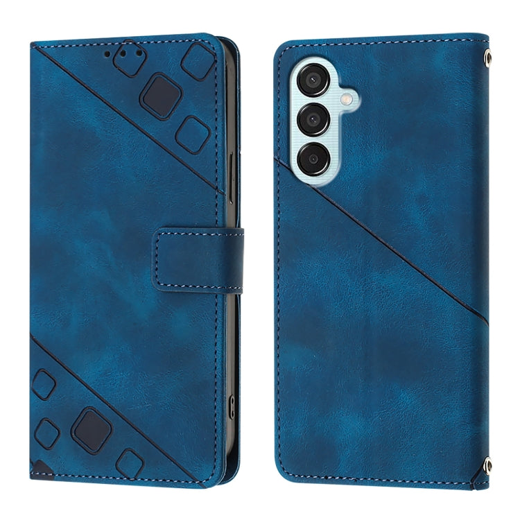 Skin-feel Embossed Leather Phone Case, For Samsung Galaxy Z Fold6, For Samsung Galaxy M55, For Samsung Galaxy M15/F15 5G Global, For Samsung Galaxy Xcover7, For For Samsung Galaxy A55, For Samsung Galaxy A35 5G, For Samsung Galaxy S24 Ultra 5G         ...