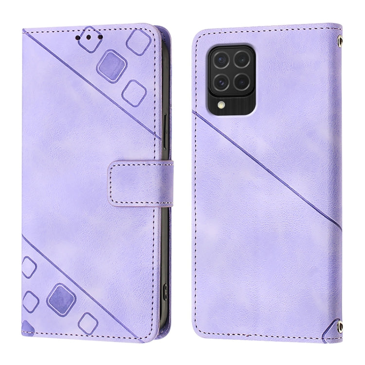 Skin-feel Embossed Leather Phone Case, For Samsung Galaxy S24 5G, For Samsung Galaxy A15, For Samsung Galaxy A05, For Samsung Galaxy A05s, For Samsung Galaxy A25 5G / A24, For Samsung Galaxy S23 FE 5G, For Samsung Galaxy M62