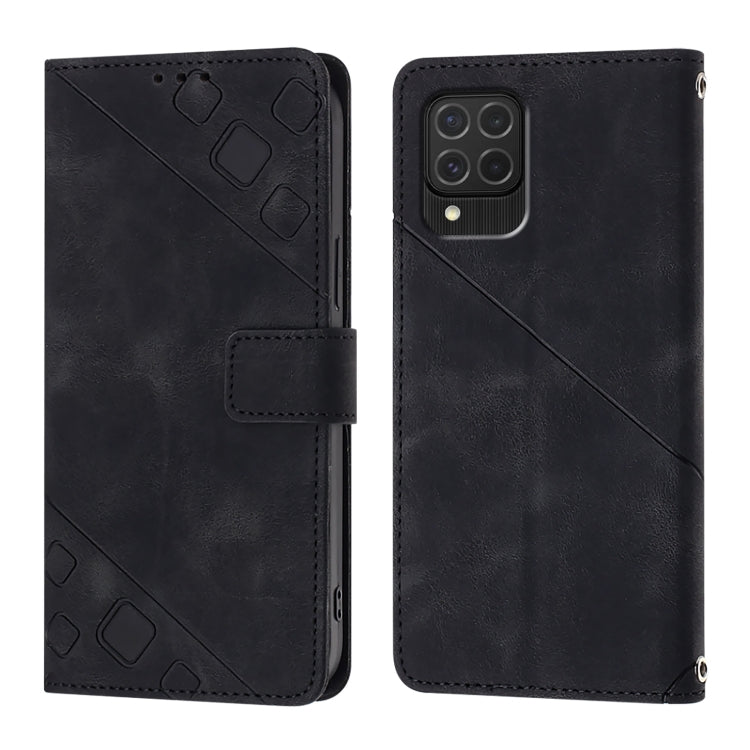 Skin-feel Embossed Leather Phone Case, For Samsung Galaxy S24 5G, For Samsung Galaxy A15, For Samsung Galaxy A05, For Samsung Galaxy A05s, For Samsung Galaxy A25 5G / A24, For Samsung Galaxy S23 FE 5G, For Samsung Galaxy M62