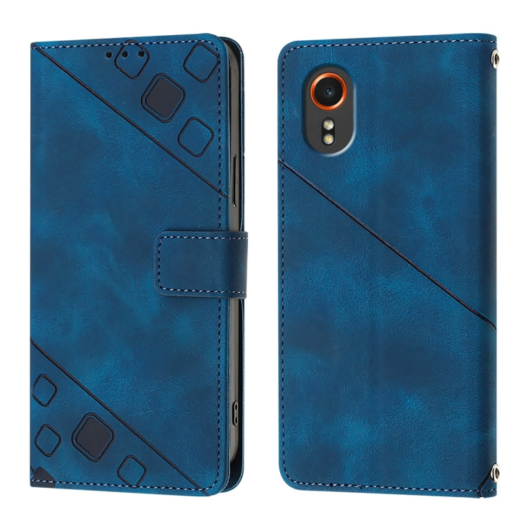 Skin-feel Embossed Leather Phone Case, For Samsung Galaxy Z Fold6, For Samsung Galaxy M55, For Samsung Galaxy M15/F15 5G Global, For Samsung Galaxy Xcover7, For For Samsung Galaxy A55, For Samsung Galaxy A35 5G, For Samsung Galaxy S24 Ultra 5G         ...