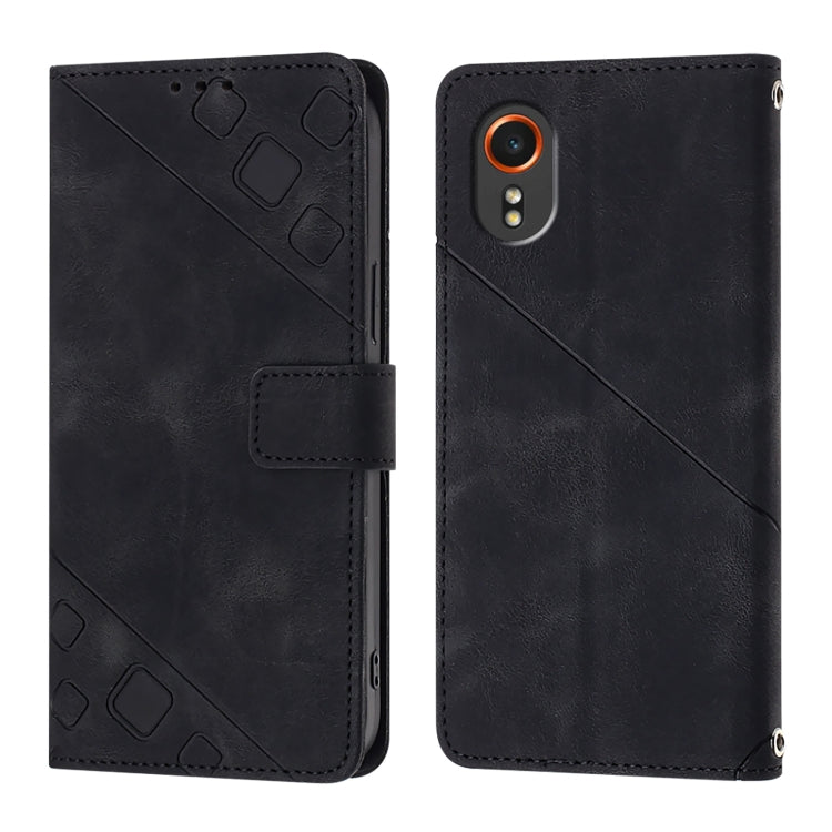 Skin-feel Embossed Leather Phone Case, For Samsung Galaxy Z Fold6, For Samsung Galaxy M55, For Samsung Galaxy M15/F15 5G Global, For Samsung Galaxy Xcover7, For For Samsung Galaxy A55, For Samsung Galaxy A35 5G, For Samsung Galaxy S24 Ultra 5G         ...