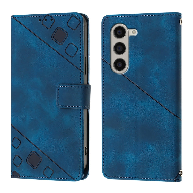 Skin-feel Embossed Leather Phone Case, For Samsung Galaxy Z Fold6, For Samsung Galaxy M55, For Samsung Galaxy M15/F15 5G Global, For Samsung Galaxy Xcover7, For For Samsung Galaxy A55, For Samsung Galaxy A35 5G, For Samsung Galaxy S24 Ultra 5G         ...
