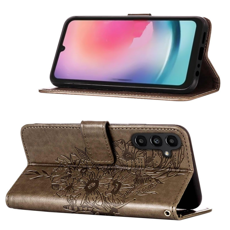 Embossed Butterfly Leather Phone Case, For Samsung Galaxy A05s, For Samsung Galaxy A25 5G, For Samsung Galaxy S23 FE 5G, For Samsung Galaxy A24 4G