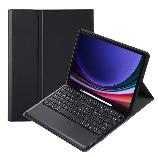 A810B Pen Slot Detachable Bluetooth Keyboard Leather Tablet Case, For Samsung Galaxy Tab S10+, For Samsung Galaxy Tab S9+ / S9 FE+