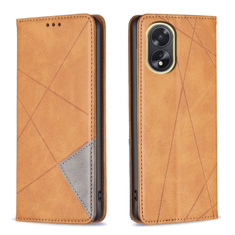 Prismatic Invisible Magnetic Leather Phone Case, For OPPO Find X7 Ultra, For OPPO A38 4G, For OPPO A58 4G, For OPPO A78 4G, For OPPO A78 5G, For OPPO A98 5G, For OPPO A79 5G, For OPPO A59 5G