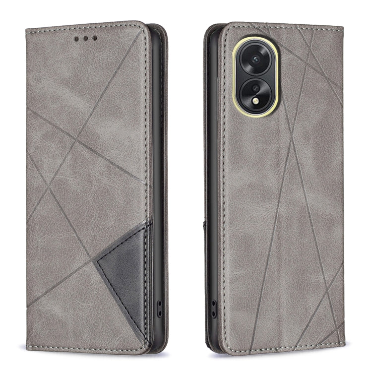 Prismatic Invisible Magnetic Leather Phone Case, For OPPO Find X7 Ultra, For OPPO A38 4G, For OPPO A58 4G, For OPPO A78 4G, For OPPO A78 5G, For OPPO A98 5G, For OPPO A79 5G, For OPPO A59 5G