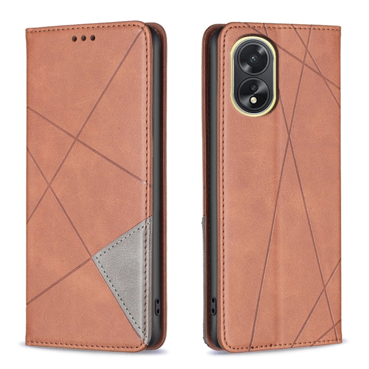 Prismatic Invisible Magnetic Leather Phone Case, For OPPO Find X7 Ultra, For OPPO A38 4G, For OPPO A58 4G, For OPPO A78 4G, For OPPO A78 5G, For OPPO A98 5G, For OPPO A79 5G, For OPPO A59 5G