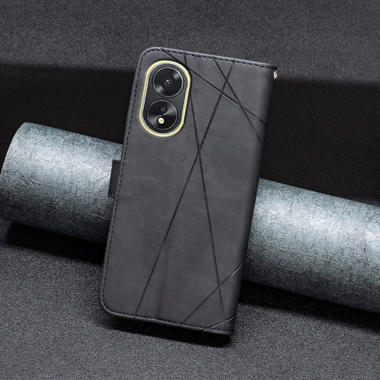 Magnetic Buckle Rhombus Texture Leather Phone Case, For OPPO A38 4G, For OPPO A58 4G, For OPPO A78 4G, For OPPO A78 5G, For OPPO A98 5G, For OPPO A79 5G, For OPPO A59 5G