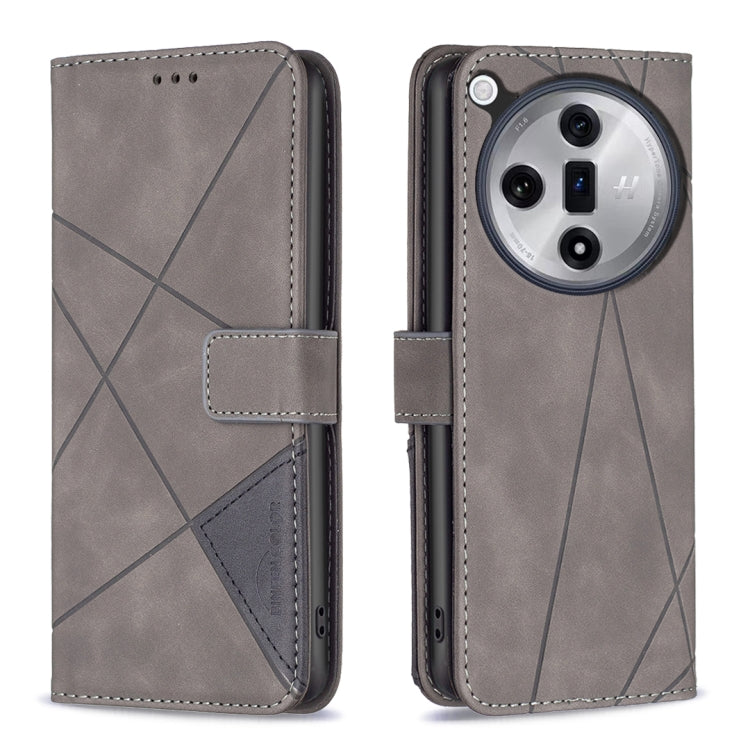 Magnetic Buckle Rhombus Texture Leather Phone Case, For OPPO Reno12 Pro Global, For OPPO Reno12 Global, For OPPO A60, For OPPO Find X7, For OPPO Find X7 Ultra, For OPPO A3 Pro 5G/A2 Pro 5G, For OPPO A38 4G, For OPPO A58 4G