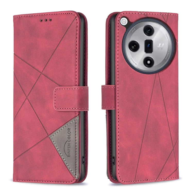 Magnetic Buckle Rhombus Texture Leather Phone Case, For OPPO Reno12 Pro Global, For OPPO Reno12 Global, For OPPO A60, For OPPO Find X7, For OPPO Find X7 Ultra, For OPPO A3 Pro 5G/A2 Pro 5G, For OPPO A38 4G, For OPPO A58 4G