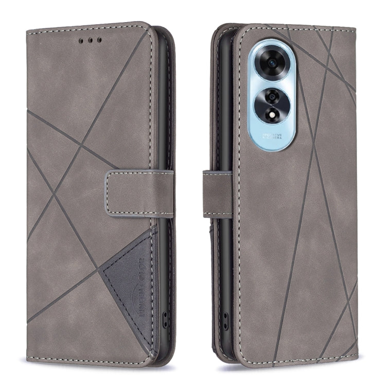 Magnetic Buckle Rhombus Texture Leather Phone Case, For OPPO Reno12 Pro Global, For OPPO Reno12 Global, For OPPO A60, For OPPO Find X7, For OPPO Find X7 Ultra, For OPPO A3 Pro 5G/A2 Pro 5G, For OPPO A38 4G, For OPPO A58 4G